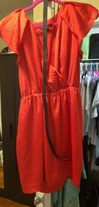 Red Armani Exchange dress
